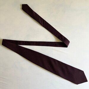 Giorgio Armani 90's Navy & Red Polka Dot Tie